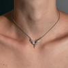 New Creativity Unique Design Angel Wings Pendant Necklace Personality Titanium Steel Clavicle Chain Charm Jewerly Accessories