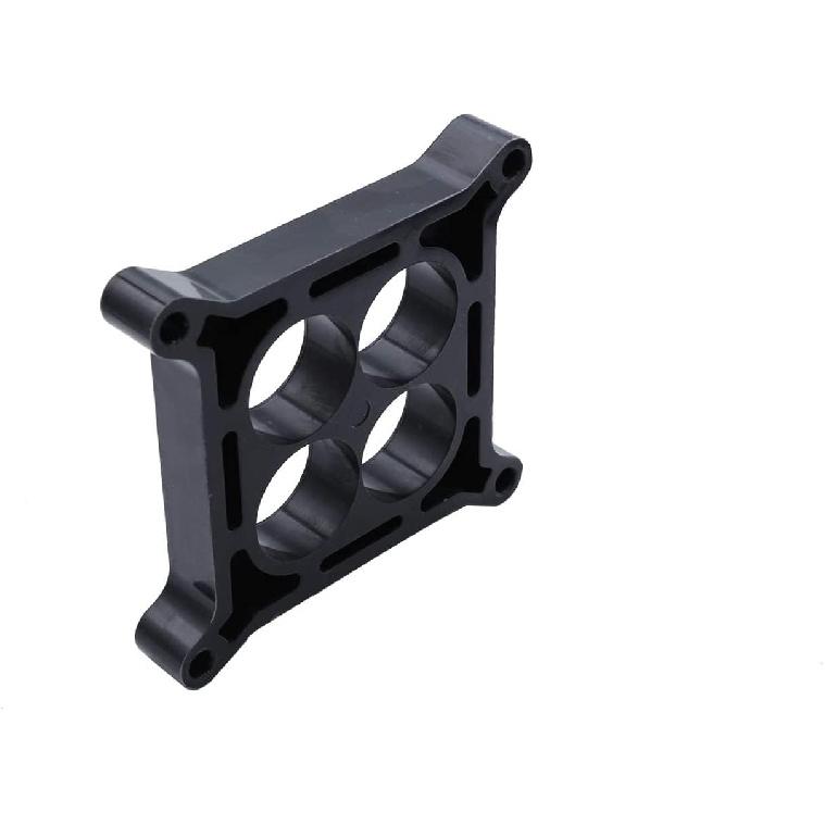 1 SET SHLPDFM Carburetor Spacer 1/2" Ported Phenolic Carburetor Spacer Compatible with Holley Holley 4150/4160 & AFB Carb Chevy 4BBL SBC BBC 0.5"