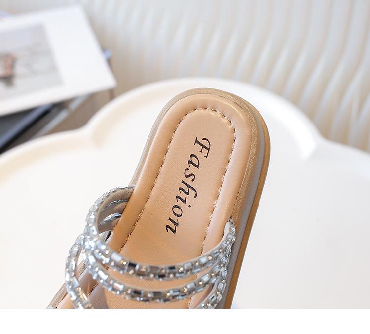 Girls' Non-slip Fashion Sandals: Summer Soft Sole Comfortable Slippers for Medium To Large Children - Baby Princess Shoes