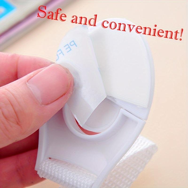 10pcs White Kids Safety Cabinet Locks, Baby Proof Security Protector Drawer Door Cabinet Locks, Plastic Door Locks