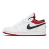 Air 1 Low GS Bianco Rosso Palestra Scarpe da Ginnastica Bambino Nero 553560-118