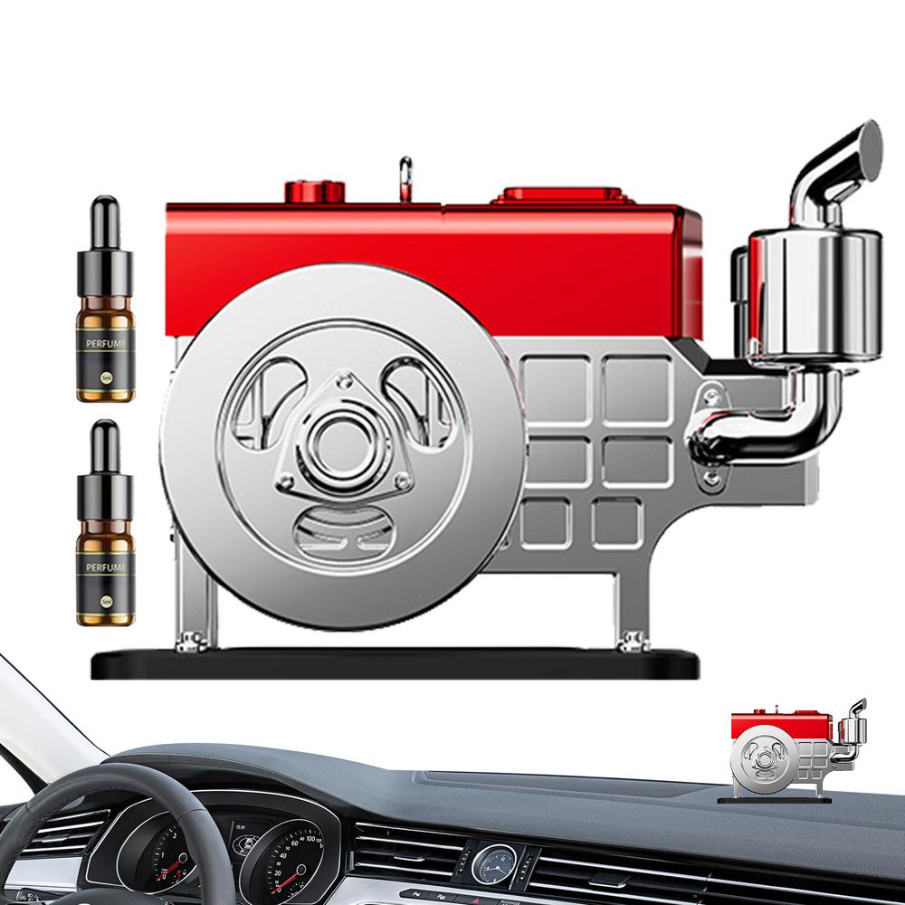 Car Aromatherapy Ornament, Solar Powered Rotating Perfume Seat, Auto Interior Dashboard Decoration, Long-Lasting Fragrance