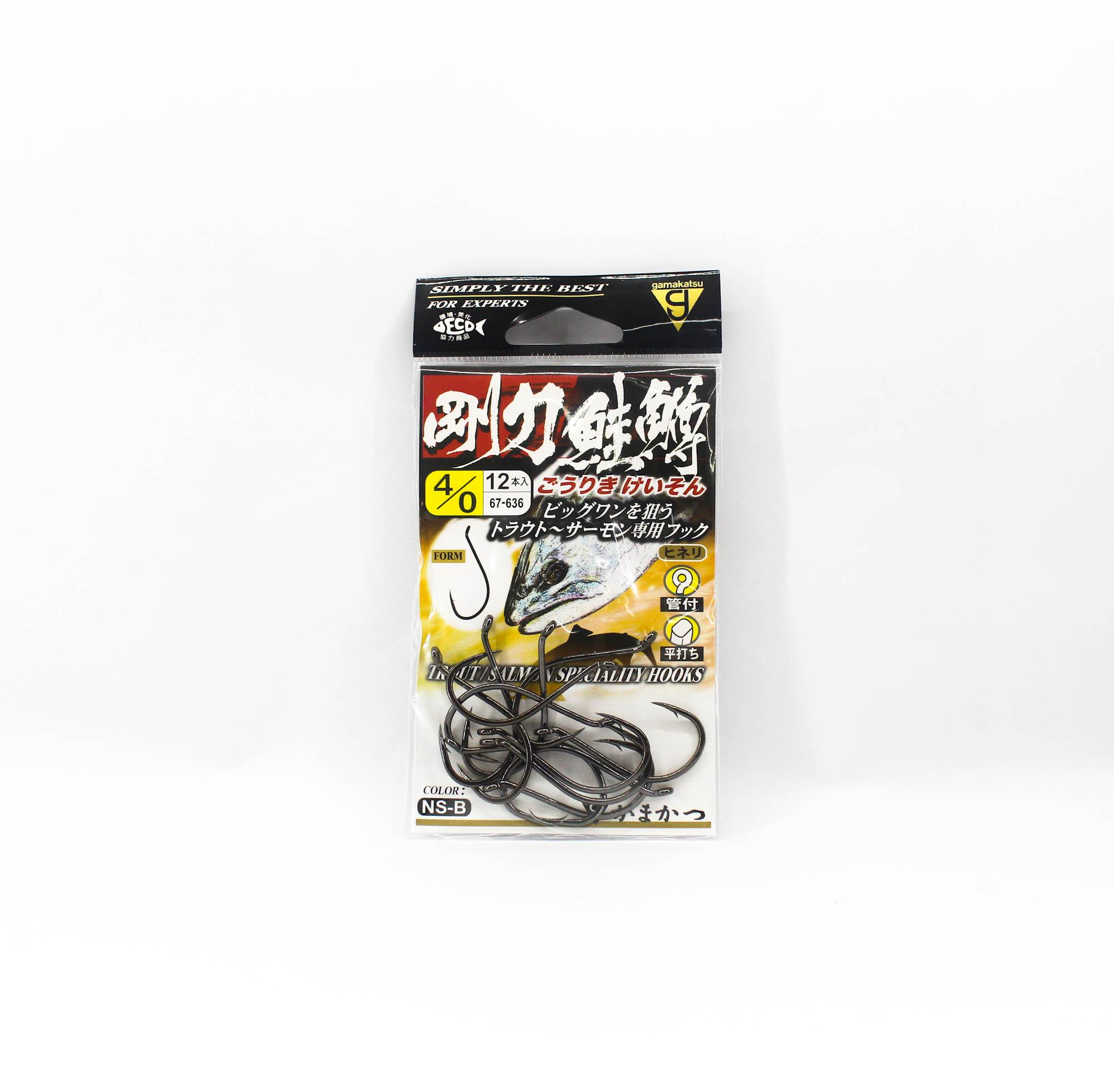 Gamakatsu 67636 Goriki Keison Крючок Специальный для Форели и Лосося Размер 4/0 (0539)