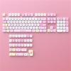 Strawberry Themed Keycaps MOA Keyboard Caps 135 Keys PBT Girl Gift Keycaps for 60/64/84/98/108 Mechanical Keyboards