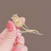 Exquisite Japanese Purple Tulip Brooch for Elegant Hanfu Suits & Accessories