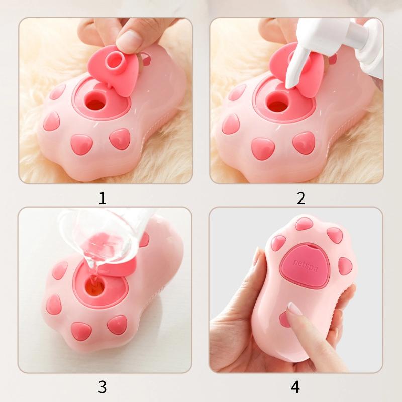 Perie cu abur pentru pisici Perie aburită pentru câini 3 în 1 pulverizator electric Pisicuță Perie de păr pentru pisică pentru masaj Pieptene pentru îngrijirea animalelor de companie Piepteni pentru îndepărtarea părului Materiale de îngrijire