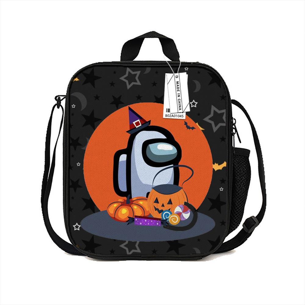 Among Us Printed Portable Lunch Bag Primary And Secondary School Bento Bag Cartoon Insulation Bag Ice Pack New