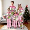Christmas Prints Family Matching Long Sleeve Tops+Pants Set Family Matching Sets