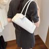 Minimalist Leather Women's Bag, Solid Color Retro Underarm Bag, Fashiable and Versatile Hand-held Shoulder Bags
