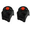 Universal Motorcycle Kill Stop Switch Horn Button Motorbike Switch Handlebar For ATV Dirt Bike 7/8Inch 22Mm (Pack Of 2) (Red)