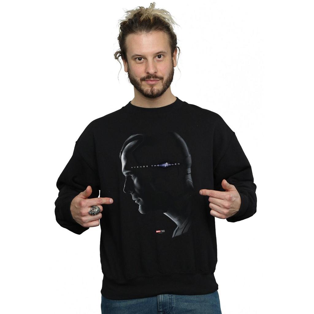 Marvel Mens Avengers Endgame Avenge The Fallen Vision Sweatshirt