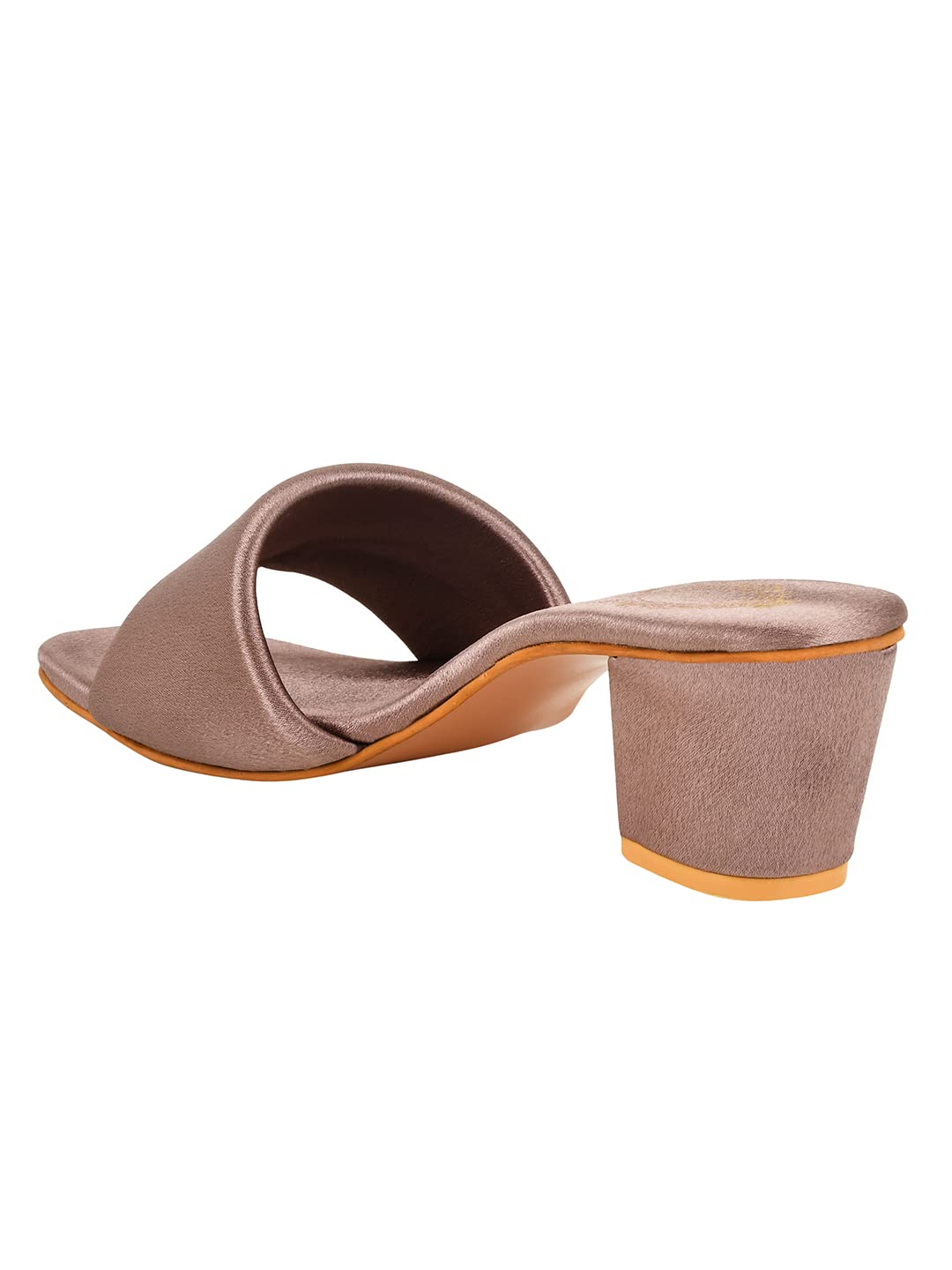 Shoetopia Stylish Solid Mauve Block Heels For Women & Girls /Uk3 3 UK мальвовый