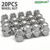 20Pcs Wheel Nuts For Ford Wheels M12x1.5 19mm Hex Wheel Nuts 60 Degree Taper Carbon Steel Plated Nuts Replacement OEM 1678260