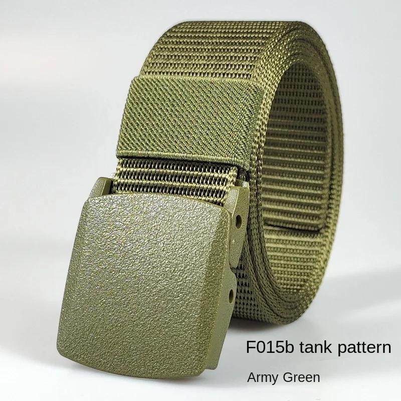 Black Automatic Buckle Nylon  Belt  Waist Canvas Belts Outdoor Strap Travel Sports Belt for Men and Women