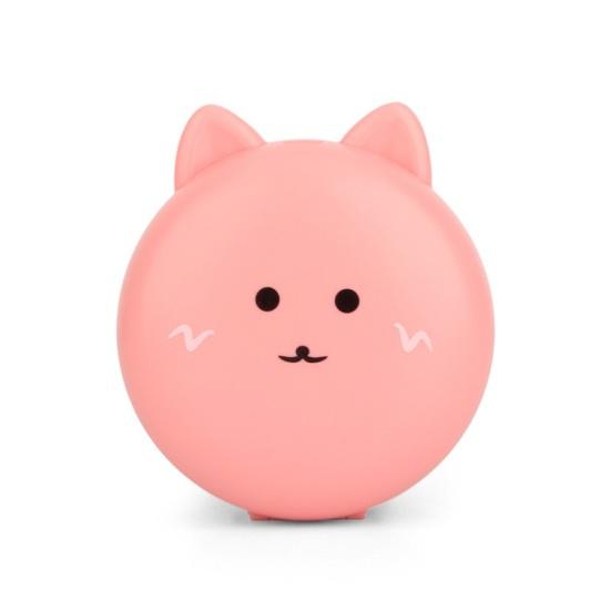 

Милый котик Портативный мини карманный вентилятор Перезаряжаемый светодиодный заполняющий свет с зеркалом для макияжа красный