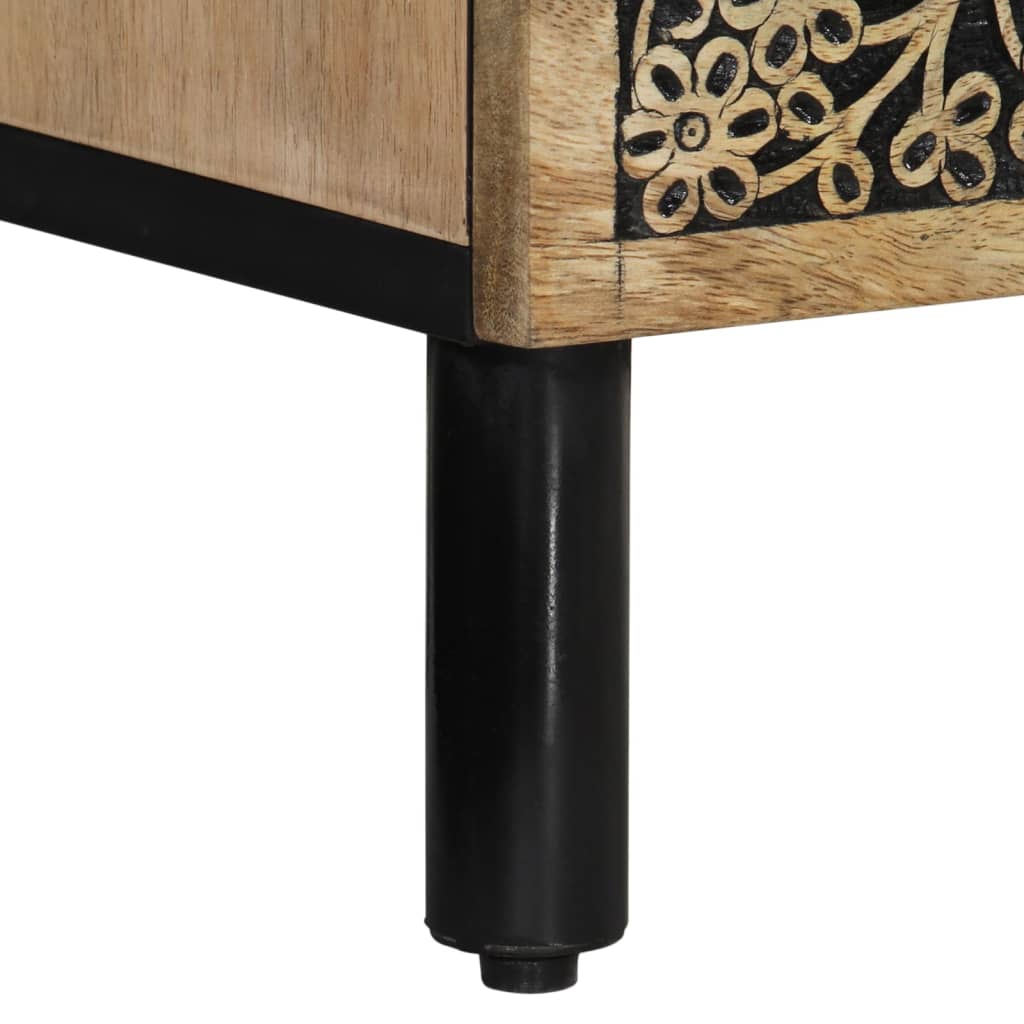 Nightstand 40 x 33 x 46 cm Solid Mango Wood