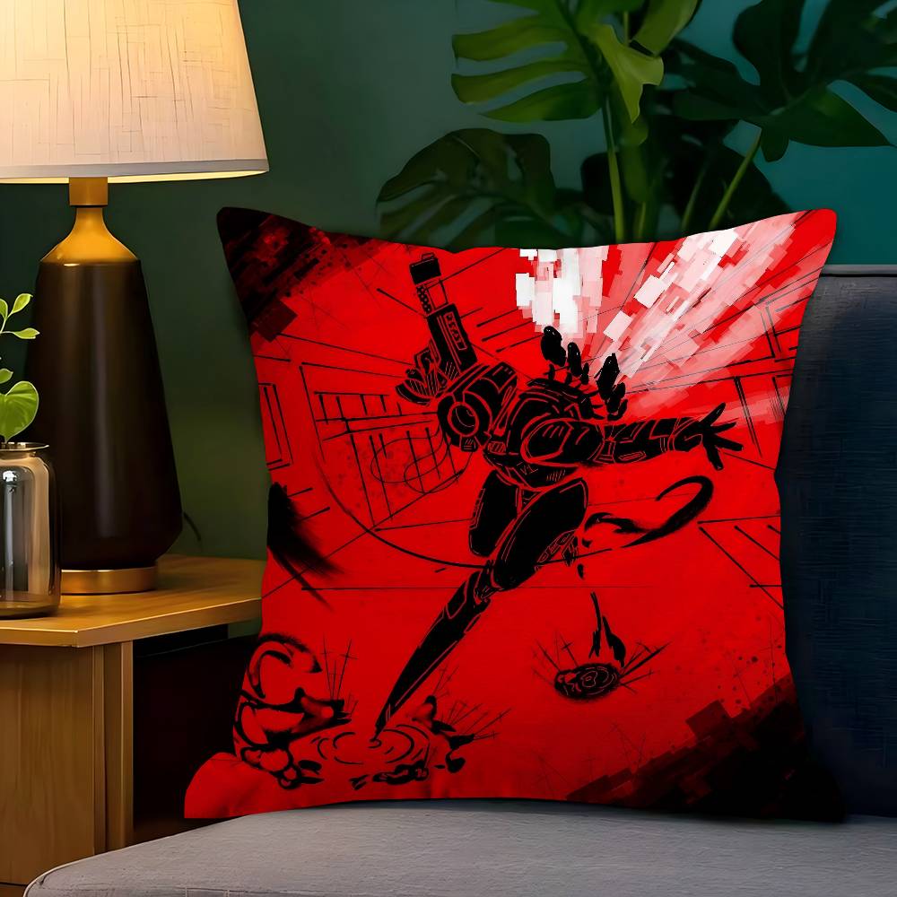 Ultrakill Shooting Game Pillow Gift Home Office Decoration Bedroom Sofa Car Cushion Cover Case 45x45