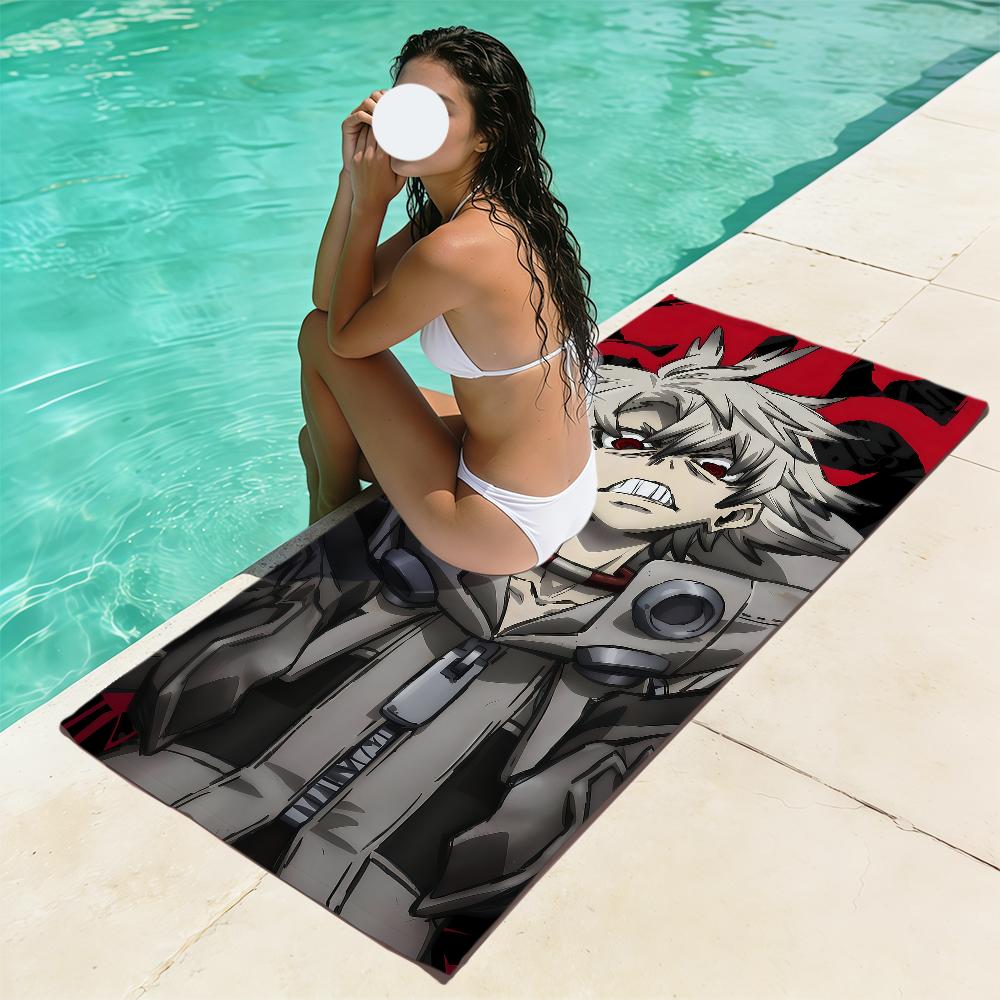 Klassisch heiß Anime Manga cool G-Gachiakuta Handtuch weich Strandhandtücher Reise schwimmen Pool Badehandtuch Fitnessstudio Spa Heim Dekoration Geschenk Urlaub