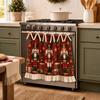 5476 cm Christmas Oven Curtain for Kitchen Dishwasher, Appliance Cover