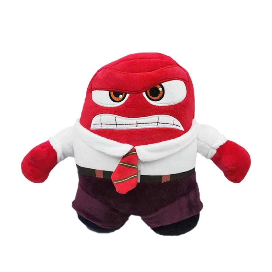 

20-25Cm Movie Inside Out Joy Sadness Anger Disgust Fear Riley Plush Toy Soft Stuffed Doll Gifts for Children белый