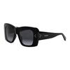 Celine Full Frame Square Sunglasses Men Sunglasses Black CL40321I.