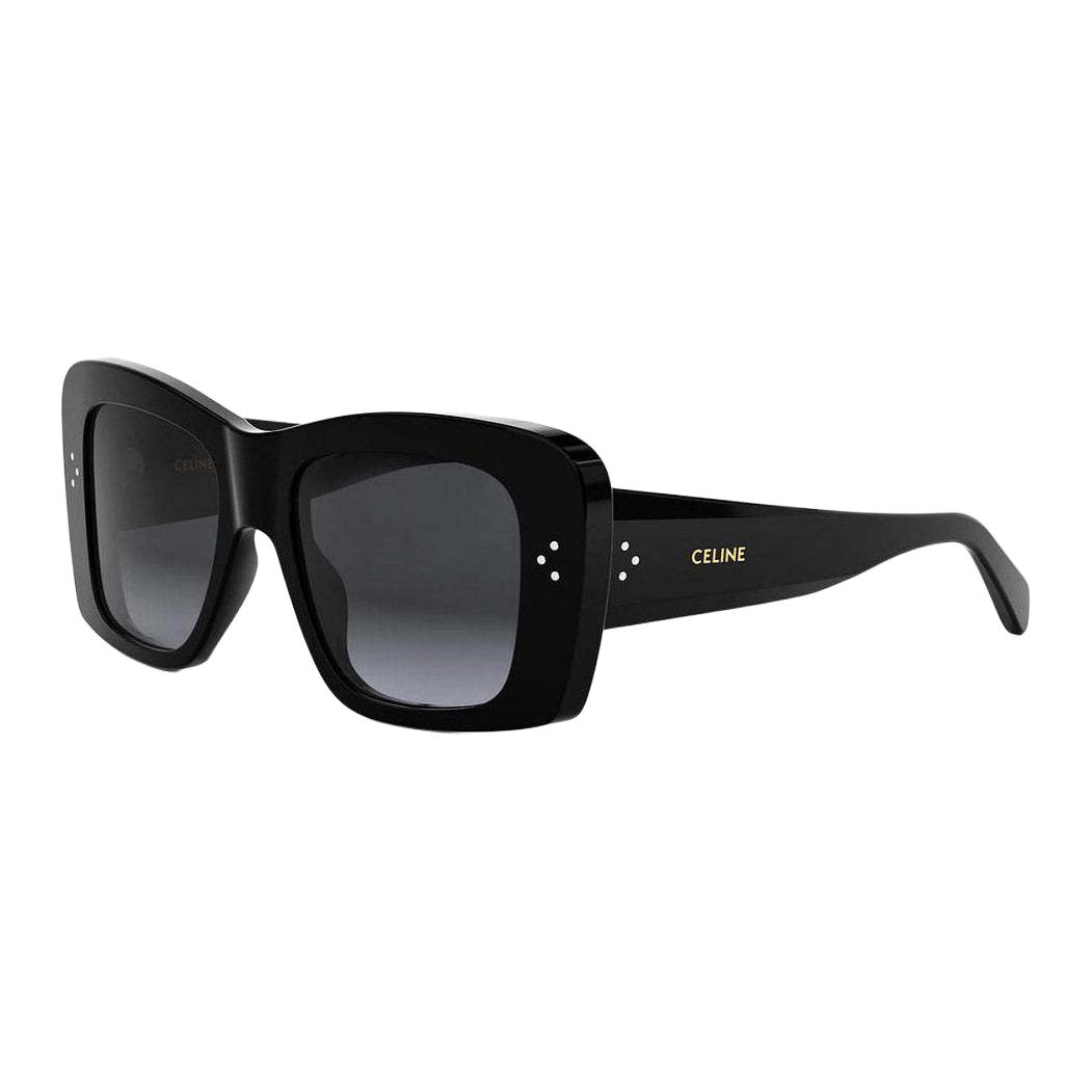 

Celine Full Frame Square Sunglasses Men sunglasses Black CL40321I. 53,Black