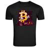 Crypto Bitcoin Character Money Bags Graphic T-Shirt