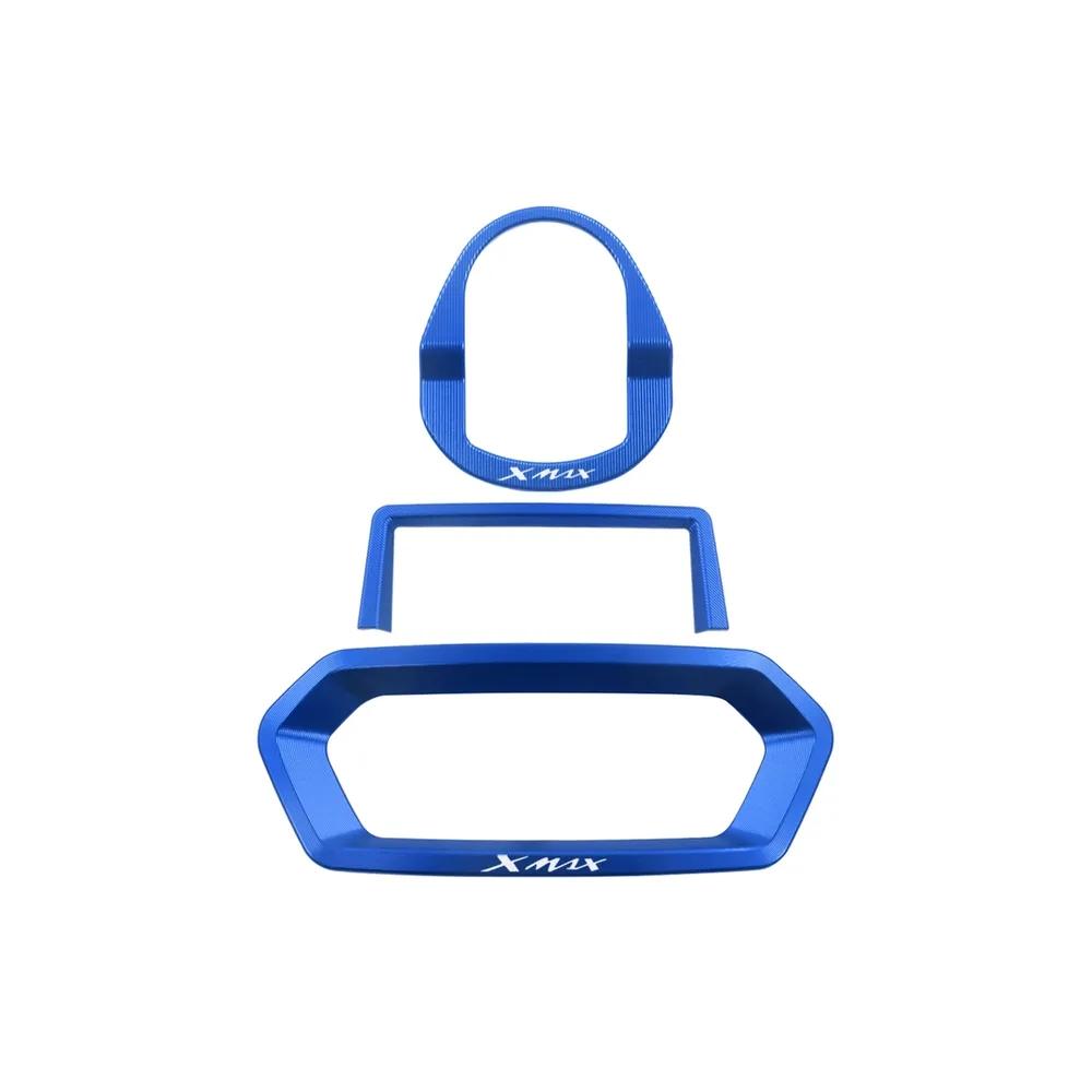 

Аксессуары для мотоциклов для Yamaha XMAX125 XMAX250 XMAX300 2023 электрический дверной замок приборной панели X-MAX 300 TFT крышка рамы инструмента синий