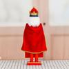 Christmas Nutcrackers Ornament Small Wooden Soldier Christmas Decorations Nutcrackers Figure Ornament for Table Shelf