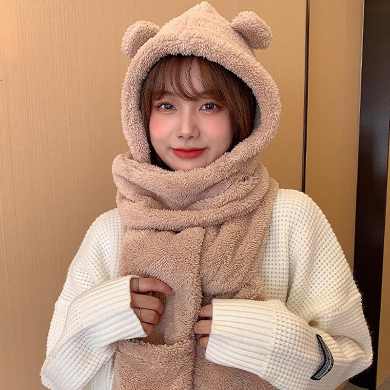 IC ICLOVER Winter Fleece Beanie Hats Helmet Liner Windproof Watch Hat Warm Skull Cap For Men Women (Gray 1 Piece