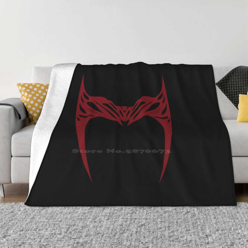 The Scarlet Witch'S Crown Creative Design Light Thin Soft Flannel Blanket Wandavision Mcu Wanda Scarlet Witch Crown Comics Tony