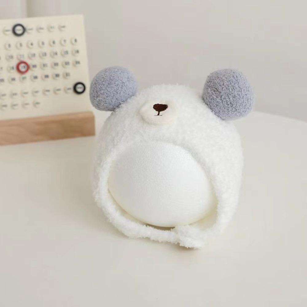 Cute Bear Warmer Plush Pullover Hat New Bonnet Caps  Outdoor