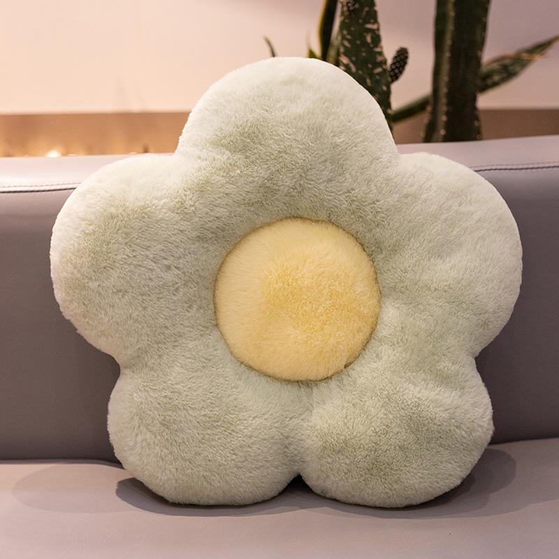 

Новая плюшевая подушка Ins Flower для домашнего дивана, мягкая подушка для сиденья в виде ромашки в офисе 45*45cm