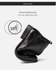 Men's Brogue Ankle Boots: Carved Cowhide High-Top, Pointed Toe, Autumn/Winter Fashion, Large Size.