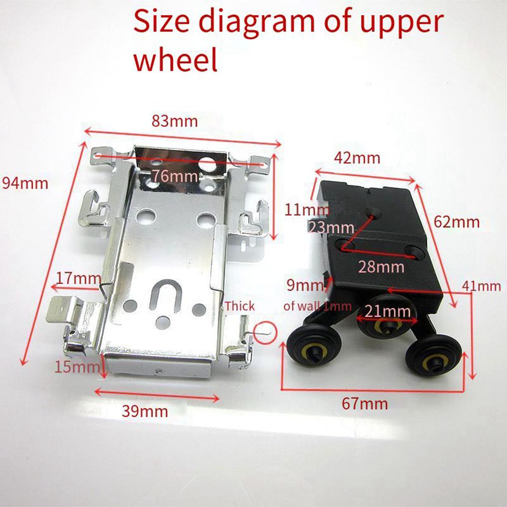 Wardrobe Sliding Door Pulley Wheel Runner Closet Wardrobe Moving Door Bottom Pulley Lower Wheel Roller Runner Door Hardware