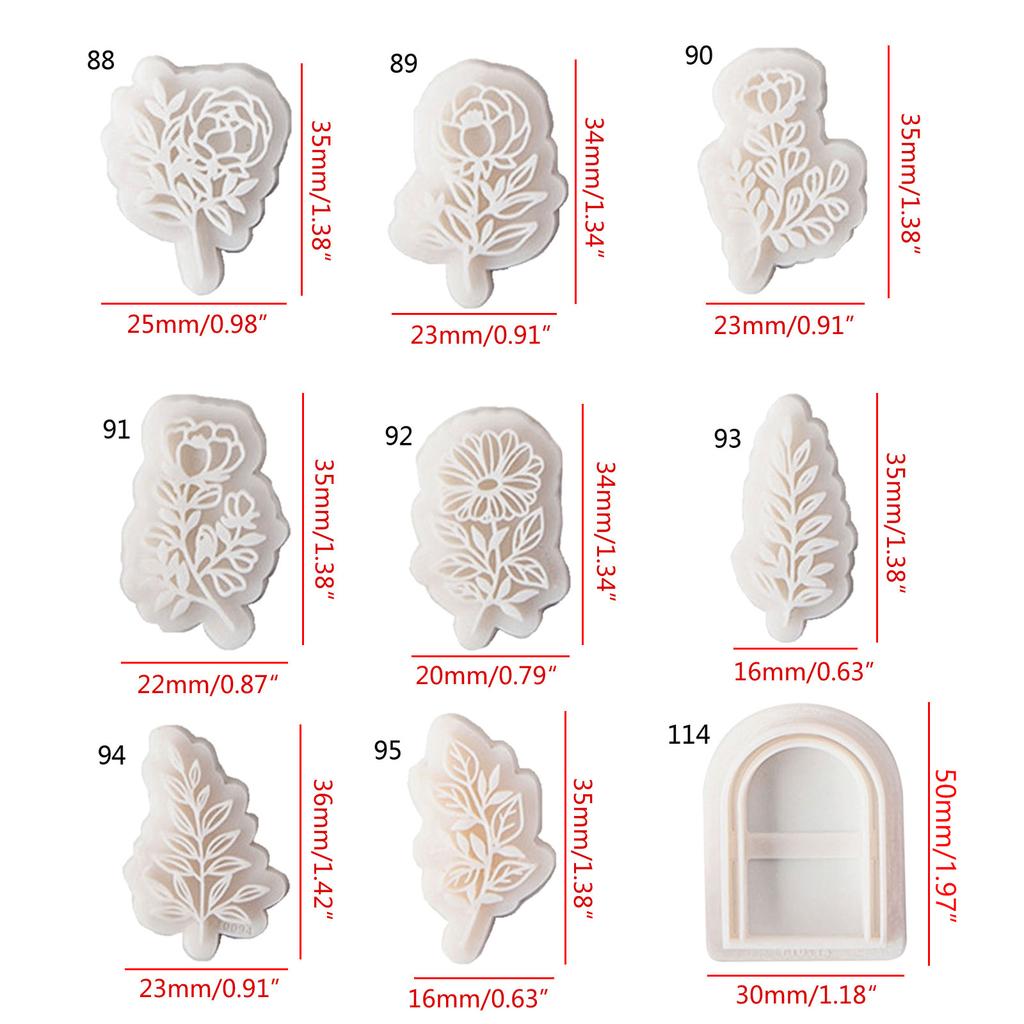 Töpferton Polymer Schmuck Anhänger Stanzform Hobbywerkzeuge Künstlerbedarf Ton Polymer Schneider Französische Ohrringe