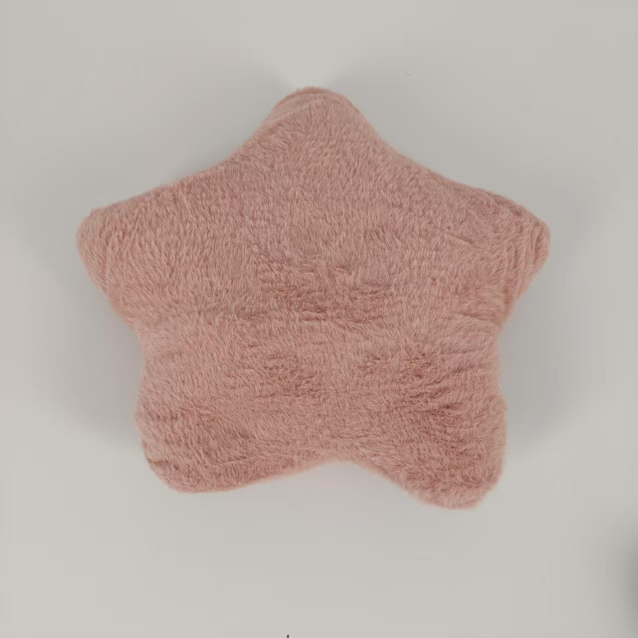 Подушка-звезда в скандинавском стиле, подушка для дивана макарон, свежая и простая, девичье сердце, плюшевая игрушка 30cm120g коричневый