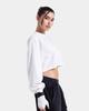 BOXRAW Strike Oversized Crop Long Sleeve T-Shirt Bxrw-W-Osclst [White]