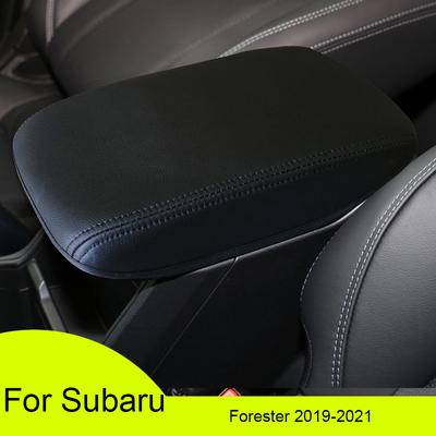 Original Car Armrest Box Cover For Subaru Forester - Artificial Leather Auto Armrest Cover Trim Center Console