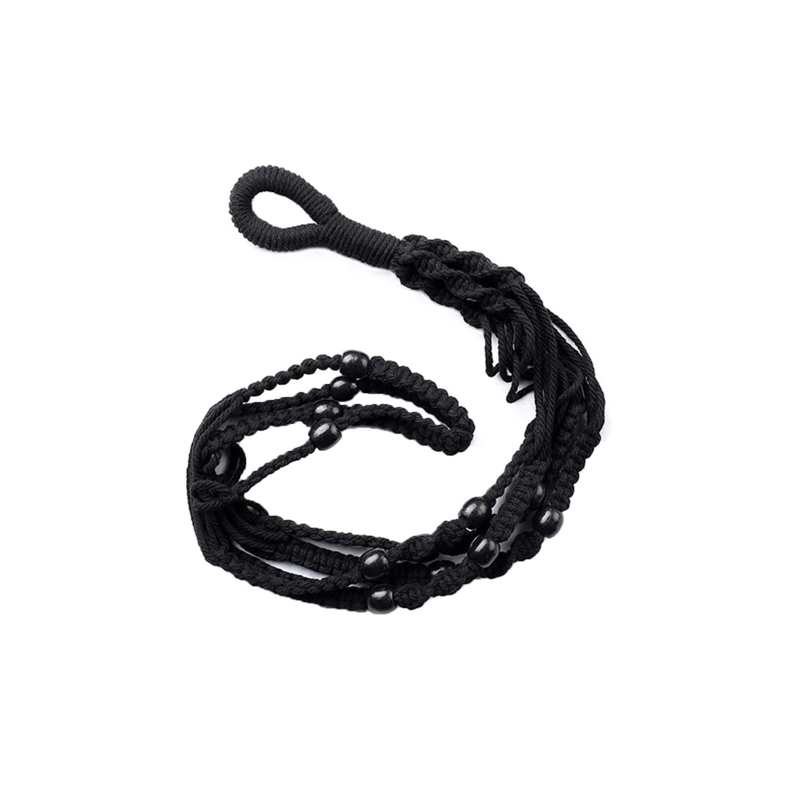 

Подвесная подставка для растений Набор из 4 предметов Подвесная подставка для растений ручной работы Корзина Подставка Декоративная подставка для цветочного горшка One Size