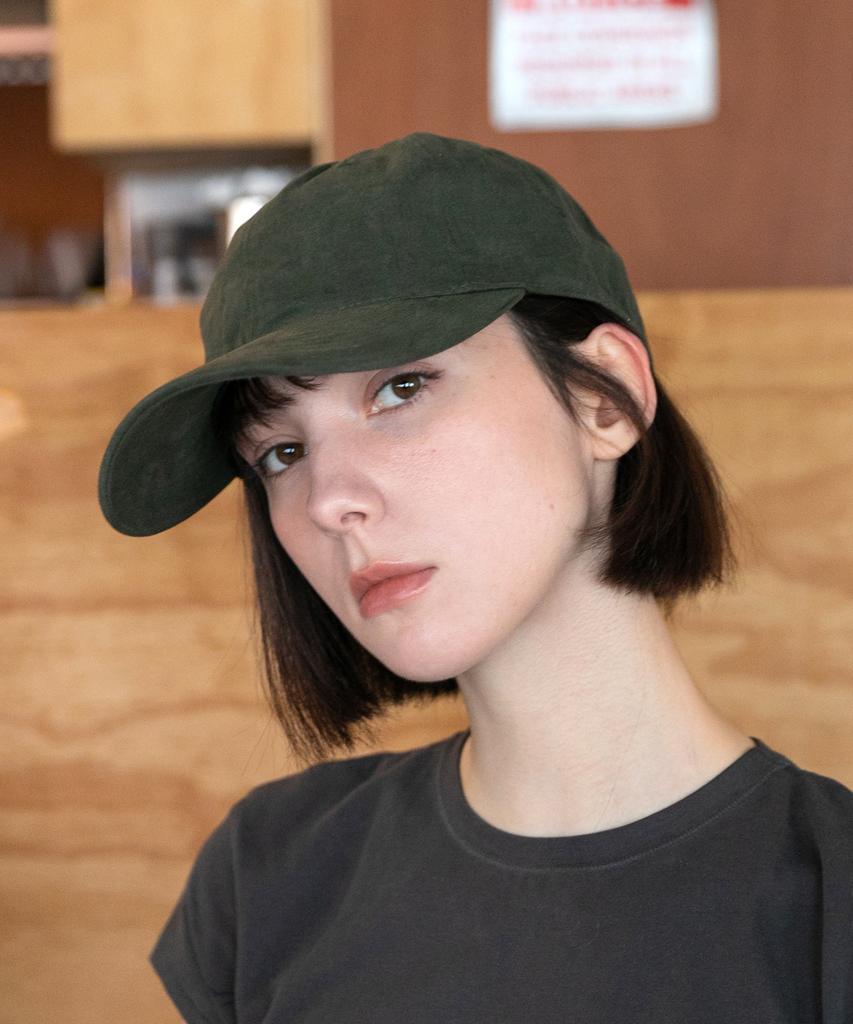 Chaebteo Signature Peach Ball Cap-Khaki
