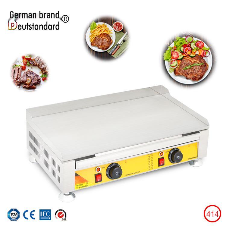 Dual Electric Griddle & Teppanyaki Grill: Pancake, Squid, Steak BBQ Machine
