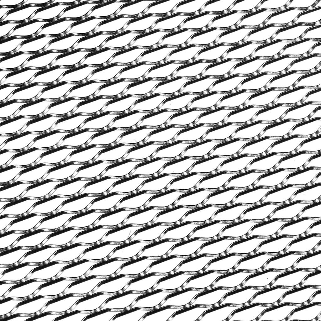 Car Front Center Grid Grille Rhombic Mesh Stable Structure Aluminum Fit for Cars