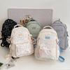 Graffiti Print Backpack Women's Backpack Large Capacity Student Schoolbag