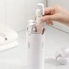 1pc 4-in-1 Emulsion Dispenser Bottle, Travel Bottle, Minimalist with Labels, Travel Dispenser Bottle, Toiletry Container