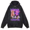 Hot Anime Chainsaw Man Hayakawa Aki Print Hooded Men Casual Oversized Hoodies Manga Washed Streetwear Harajuku Cotton Sweatshirt