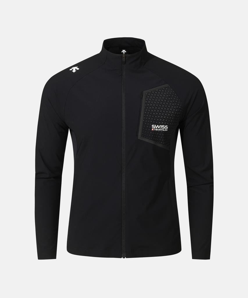 Descente Swiss Triathlon Cooling Tricot Training Jacket Black Sr221Ift42