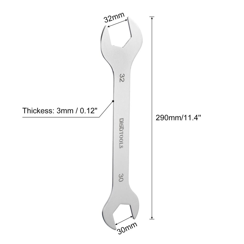 1/2pcs Thin Open End Wrench 5.5-32mm Metric Sandblasting Plated Stainless Steel Double Ended Slim Spanner for General Repairs