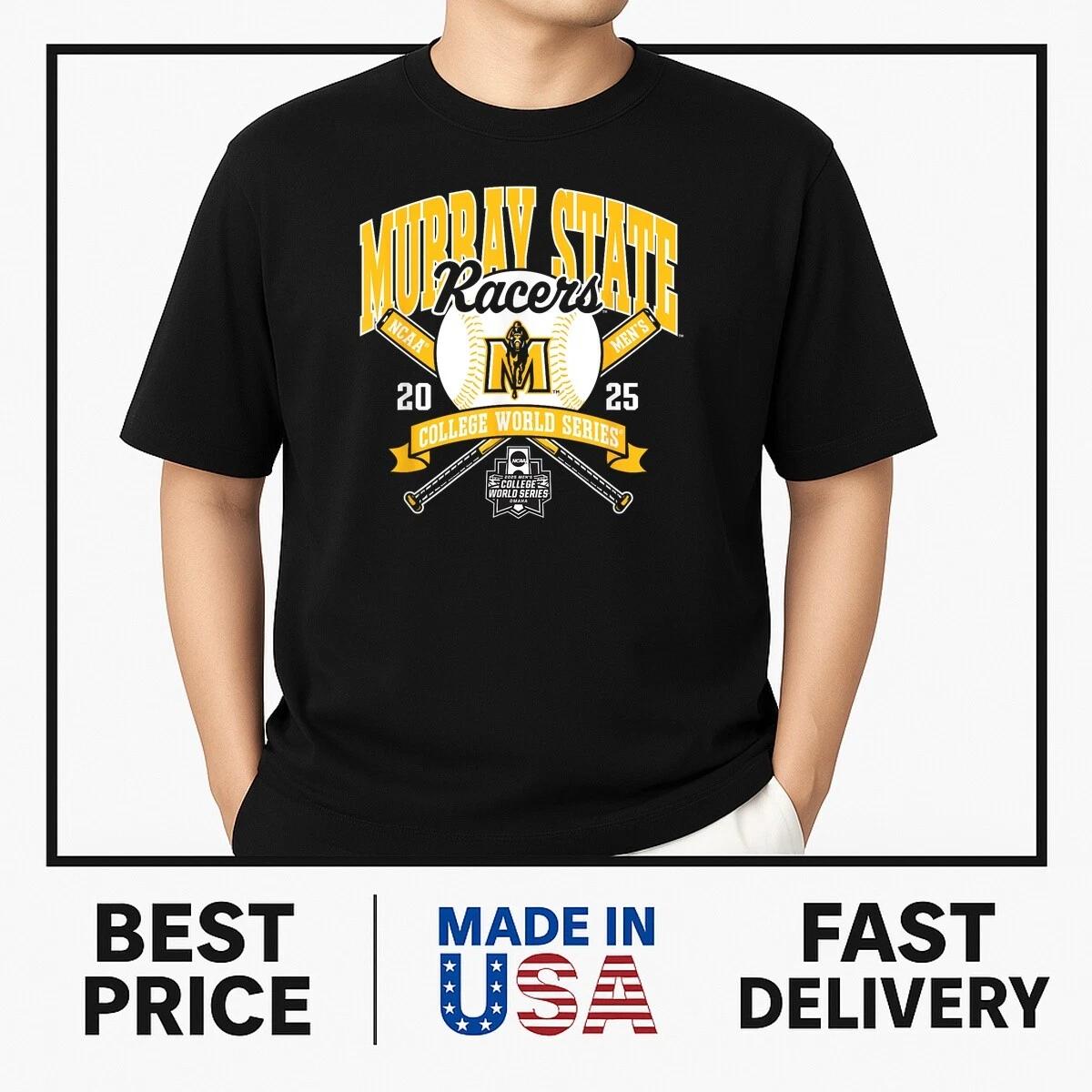 Murray State Racers Colege World Se.ries 2025 Basebal B.last T-Shirt BESTSELLER S