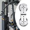 Directional Two-Roller Cable Pulley with Aluminum Body and Bearing Guide for Lat Pulldown, Triceps Pressdown, and Rowing Workouts Gear